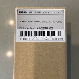 Dyson Airwrap 40MM (1.6”) Purple and Black Long Barrel